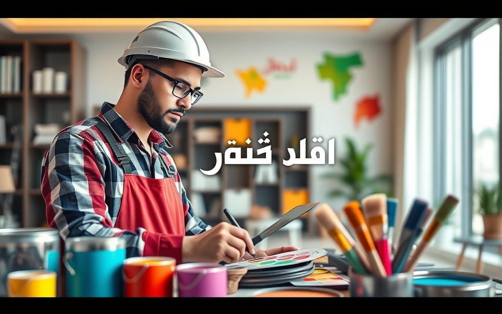 كيف تحصل على خدمات صباغ