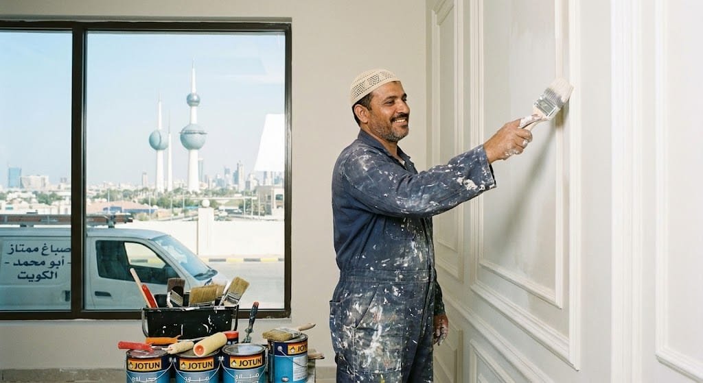 صباغ ممتاز في الكويت - تشطيبات وديكورات راقية