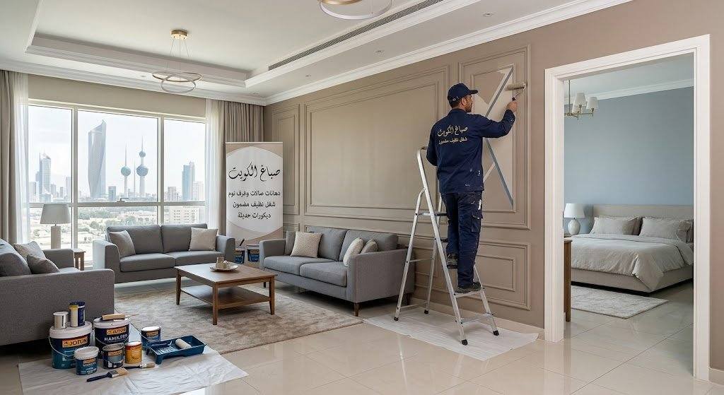 صباغ الكويت متخصص ديكورات وتشطيبات بشغل نظيف مضمون