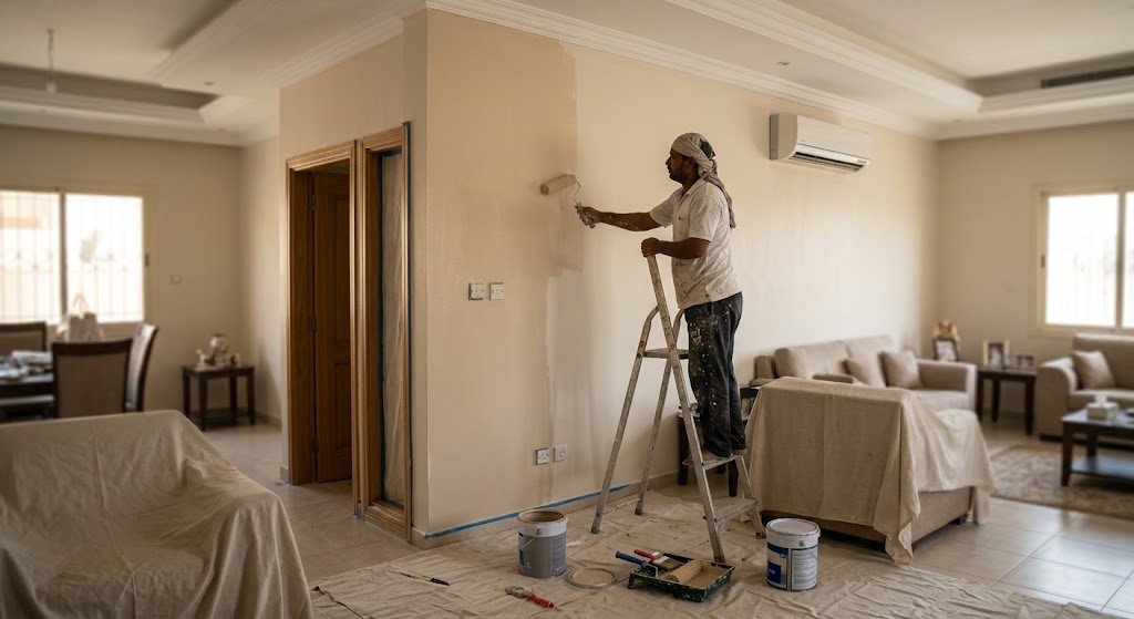 صباغ منازل العاصمة بالكويت لتقديم أفضل خدمات طلاء الجدران والديكورات باحترافية